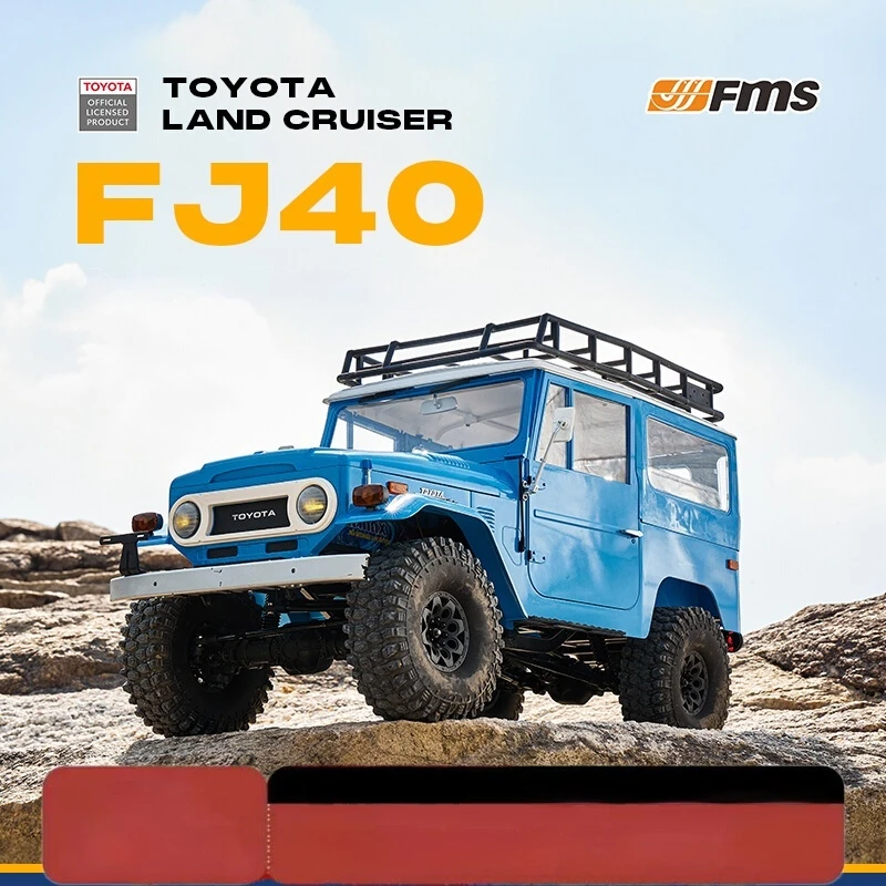 

FMS 1/10 FJ40 Scale Hard Body 4WD Off-Road Electric RC Crawler