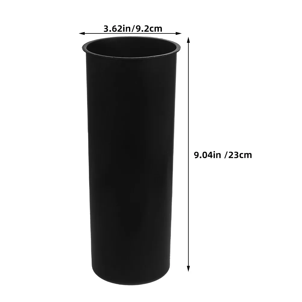 Toilet Brush Cup Plastic Holder Smooth Hard Surface Bathroom Cleaning Accessory Organizer for Toilet Scrubber Brush Storage Use