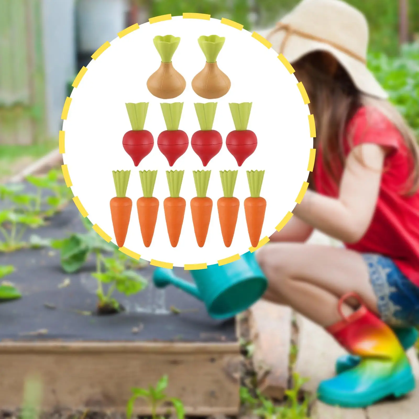 Jouets de plage confortables, cadeau idéal, Unique, reconnaissance des légumes, éducatif, mignon pour les enfants, jeux de plein air, baignoire, creuser le sable