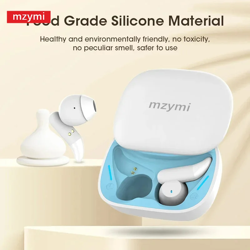 

mzymi TWS Wireless Earbuds Sleeping Bluetooth InEar Headset HiFi Stereo Mini Invisible Headset Noise Cancelling For XIAOMI