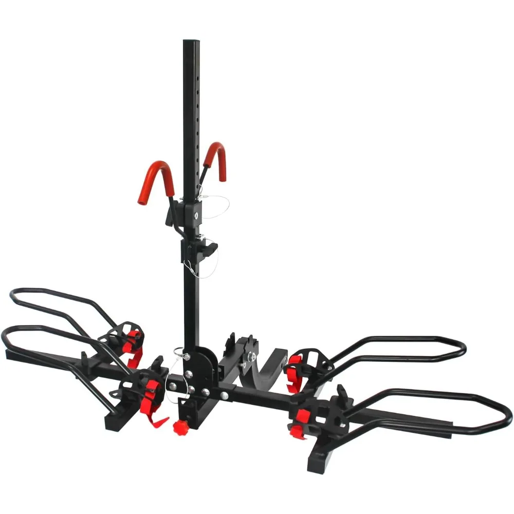 

Dual Bike Hitch Rack for Standard, Fat Tire, and Electric Bikes - Compatible with Cars, Trucks, SUVs, and Minivans