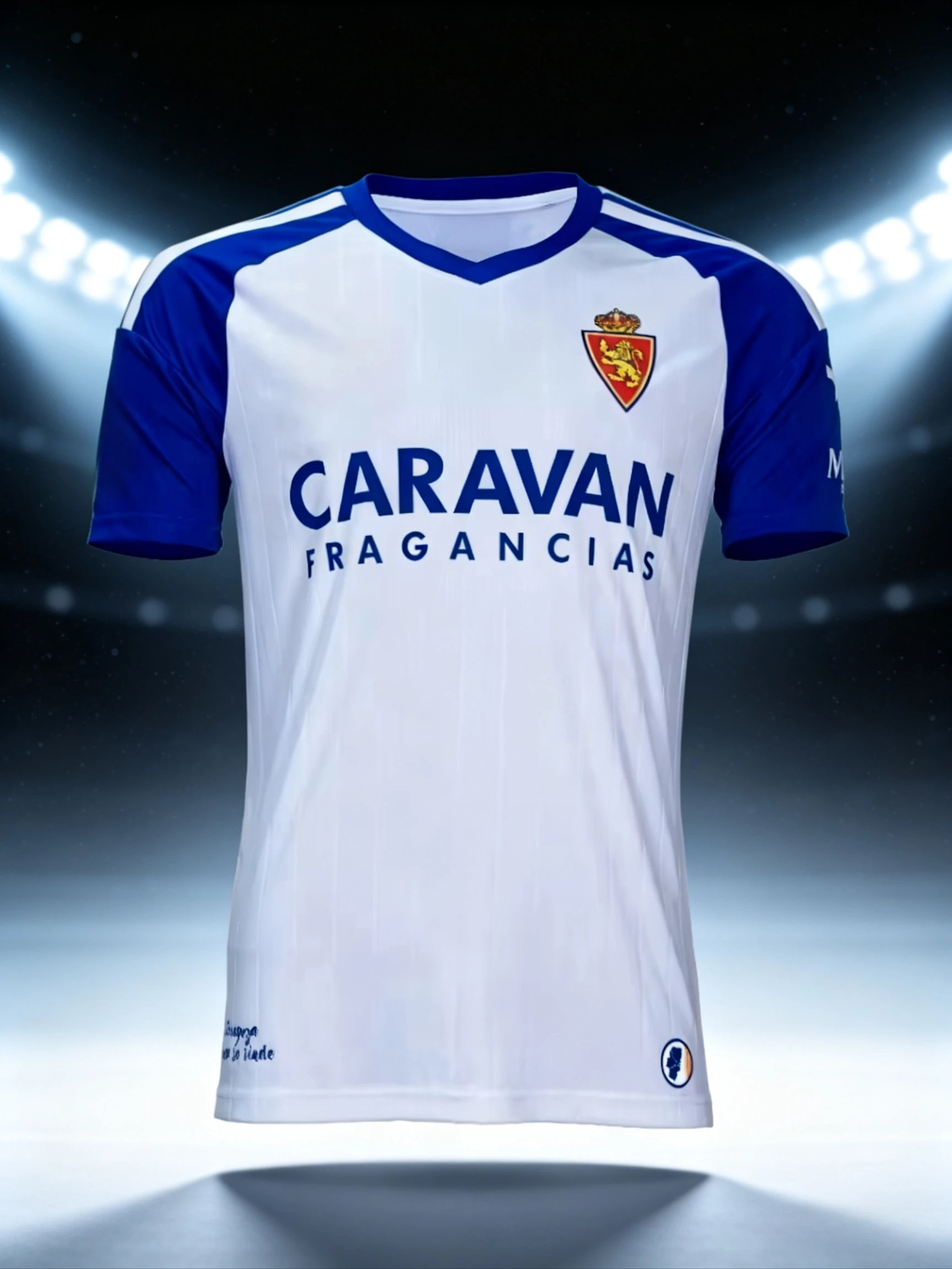 2026 Zaragoza 3D Printed Football Jersey Men's Summer Quick Drying Breathable Short Sleeved T-shirt Family Matching Clothing