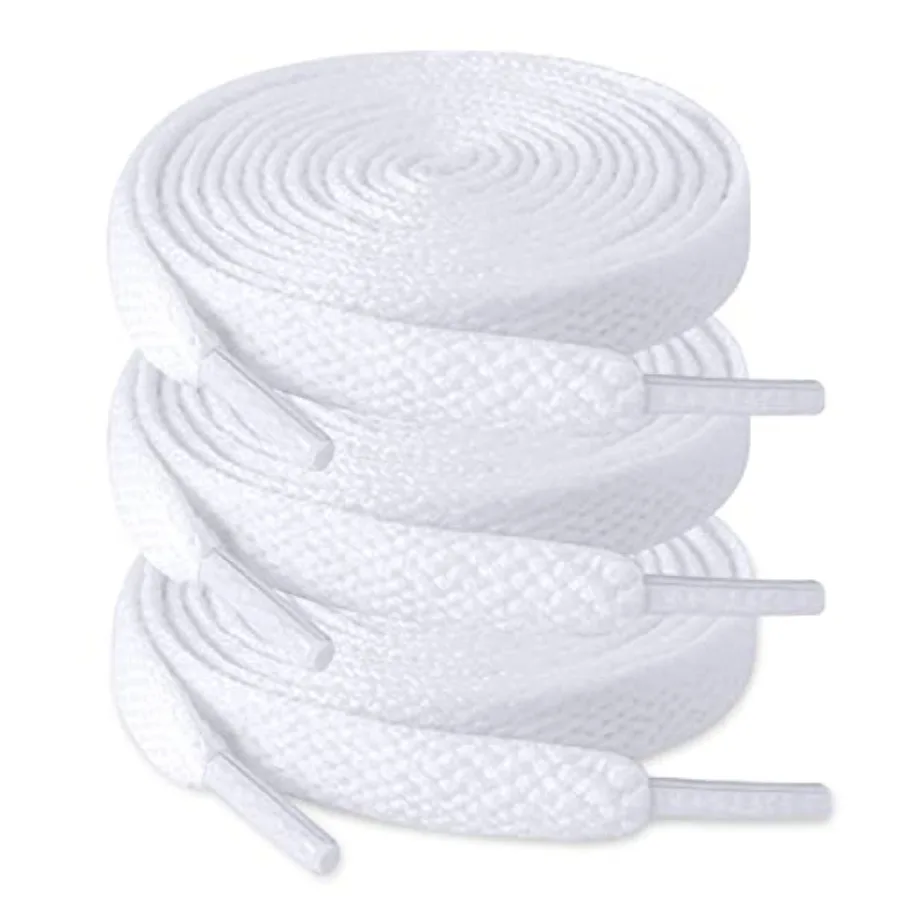 

ZHENTOR 3 Pair Flat Shoe Laces for Sneakers, Shoelaces for Sneakers Athletic Runng Shoes Boot Strgs