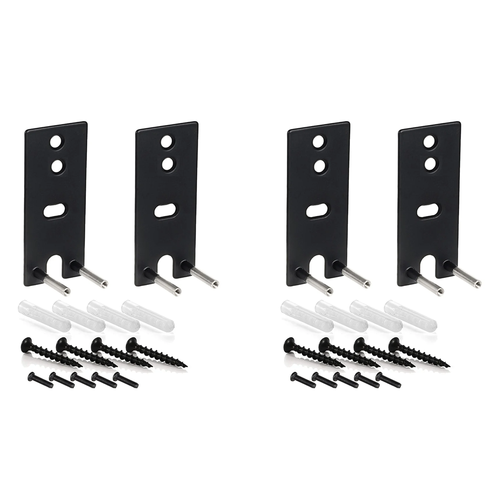 ABJI-4X Steel Black Wall Mount Brackets Replacement For Omnijewel Lifestyle 650 & Surround Speakers 700