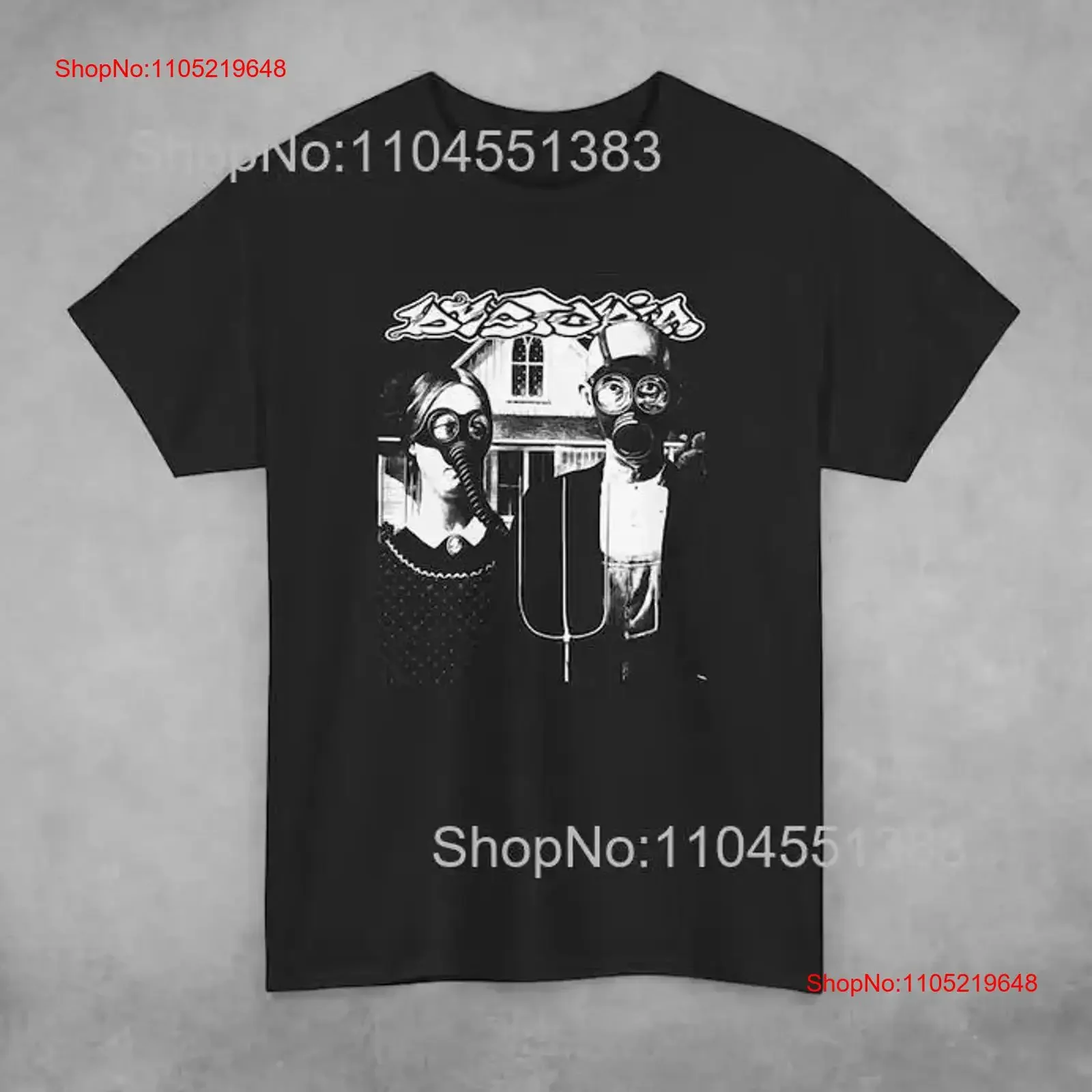 

Футболка Dystopia Band в стиле панк, репринт S 5XL, винтажный стираный топ для повседневной носки, удобная повседневная стильная футболка унисекс с графикой