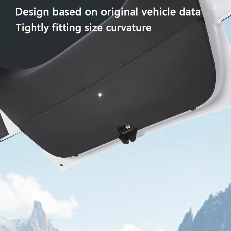 Kofferraum-Schutzmatte für Tesla Model YL 6-Sitzer, Leder-Heckraumauskleidung, Schutzmatte gegen Verschmutzung, Auto-Innenausstattung – Detail 4