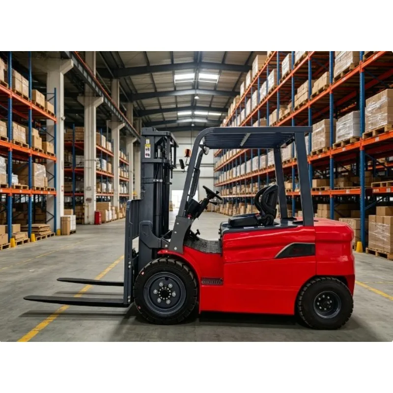 3 Ton 3.5 Ton High Safety Lithium Electric Forklift Fire Proof Cell Design Food Medicine Factory Indoor Goods Stacking Lifter