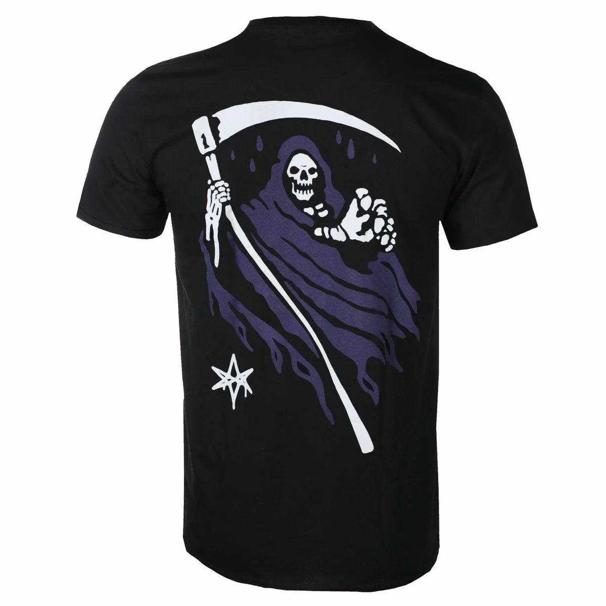 Bring Me The Horizon Reaper Graphic Tee Double Sided Metalcore Streetwear Casual Unisex