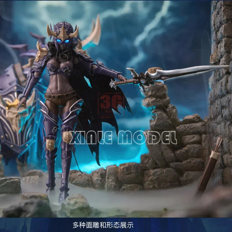 BORDER plastic assembly model kit BA-002 Hell Knight Hill, glue-free pre-coating, joint movable 1/12