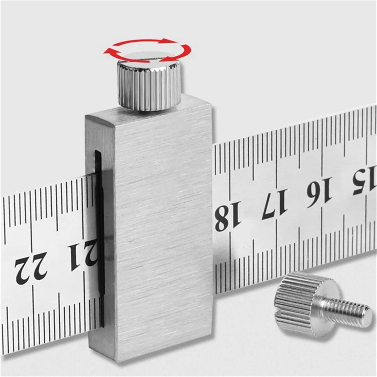 Metal Carpenter Carpentry Square Woodworking Tools Carpentry Steel Ruler Positioning Limit Block Measuring 400mm