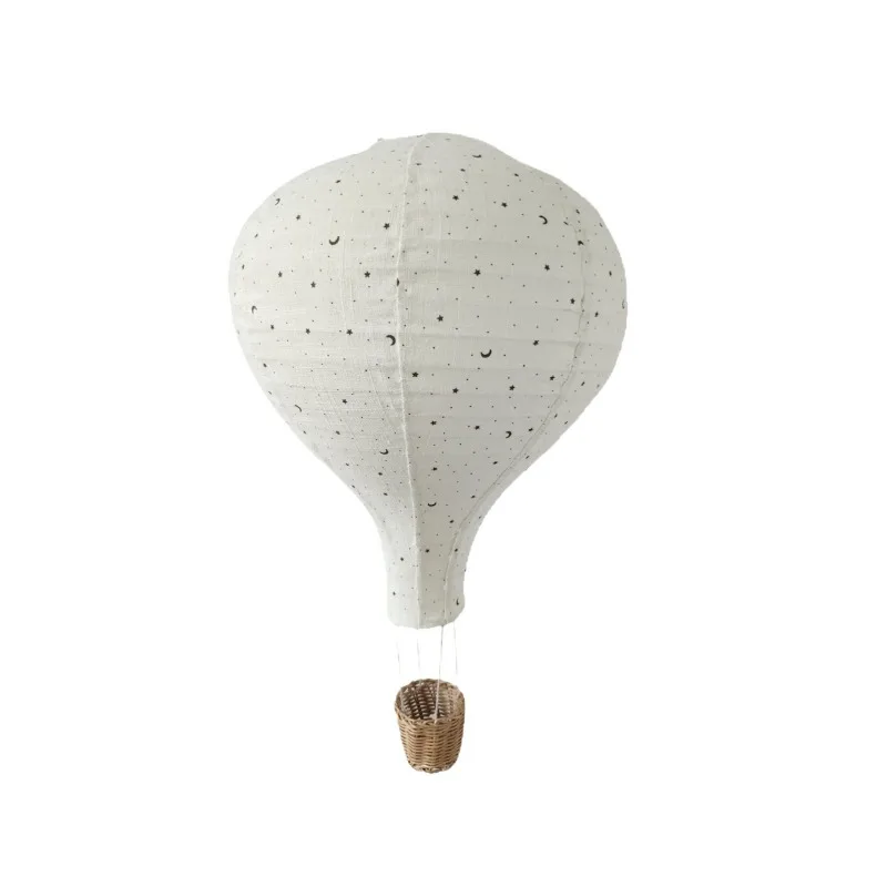 

Nordic ins children's room handmade fabric hot air balloon pendant home decoration balloon lampshade pendant shooting props