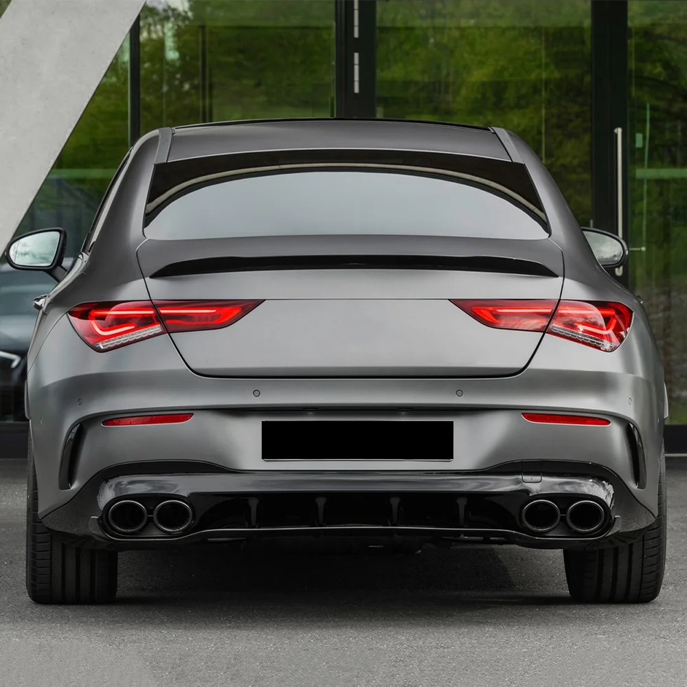 

Задний спойлер (антикрыло) для Mercedes-Benz CLA-класса C118 W118 X118 CLA180 200 220 CLA35 CLA45 AMG 2019-2023, элементы обвеса, задние антикрылья