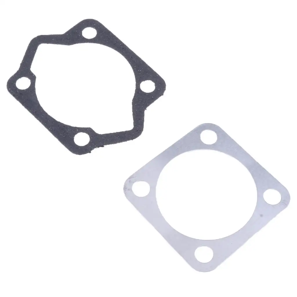 2 Pcs 40mm Engine Head Bottom Gasket for 48CC 50CC 2-Stroke Motorised Motorized Push Bike