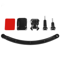 Wholesale Helmet Extension Arm Kit with Surface Base Sticker and Screw for GoPro Hero 10 9 8 7 SJ CAM H9r Action Cam Accessory