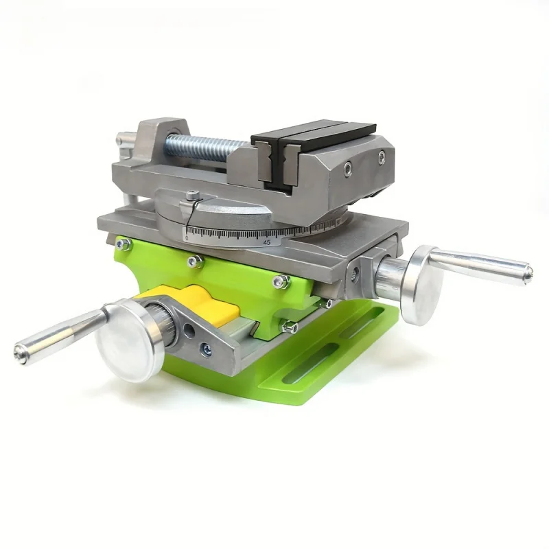 

2Combination1 Прецизионный вращающийся стол для фрезерования и сверления, композитный верстак из алюминиевого сплава