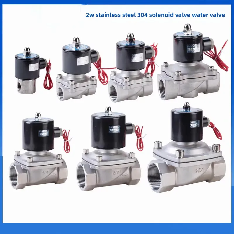 Stainless steel Electric Solenoid Valve 1/4