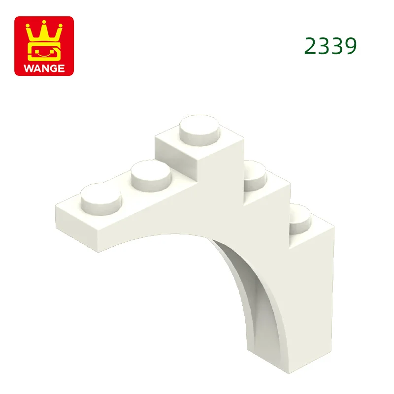Wange 2339 100g/43 stuks Boog 1 X 5 X4-Continu Boog Bulk Kleine Bouwstenen Assemblage Compatibele DIY Speelgoed Onderdelen Cadeaubox