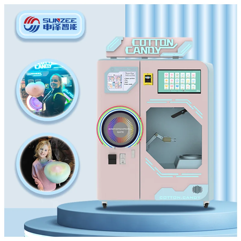 Automatic Cotton Candy Machine, Easy Operation & Cleaning, Ideal For Parties Kids Events