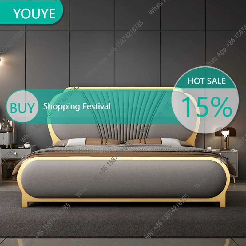 

Кровать двуспальная X Aesthetic Base, размер King Size, недорогая, стильная, современная, размер Queen, роскошная, в скандинавском стиле, мебель для спальни, кровать для двоих