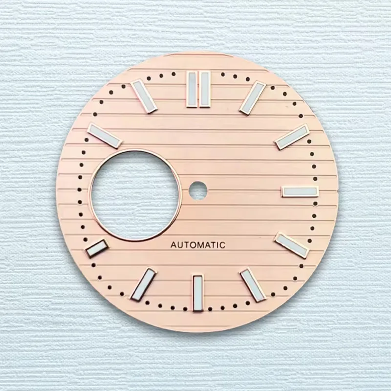 قرص NH38 قرص مجوف أخضر قوي مضيء NH35 يناسب حرفيًا قرص 30.5 مم #6