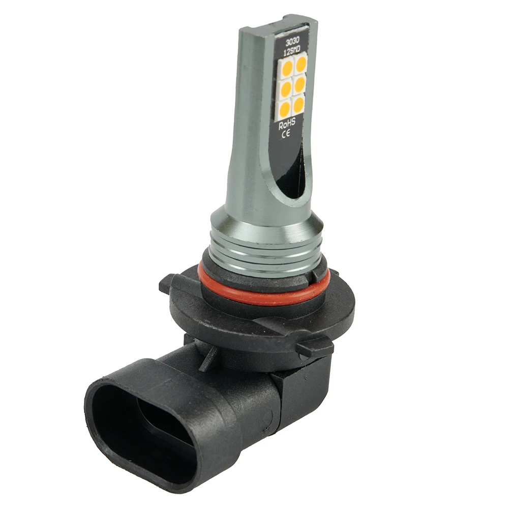 

Convenient Durable Foglight Bulbs Lamp Signal 3000K Tail 360° Turn 9006 Brake DRL Fittings Fog Lamp Golden Yellow