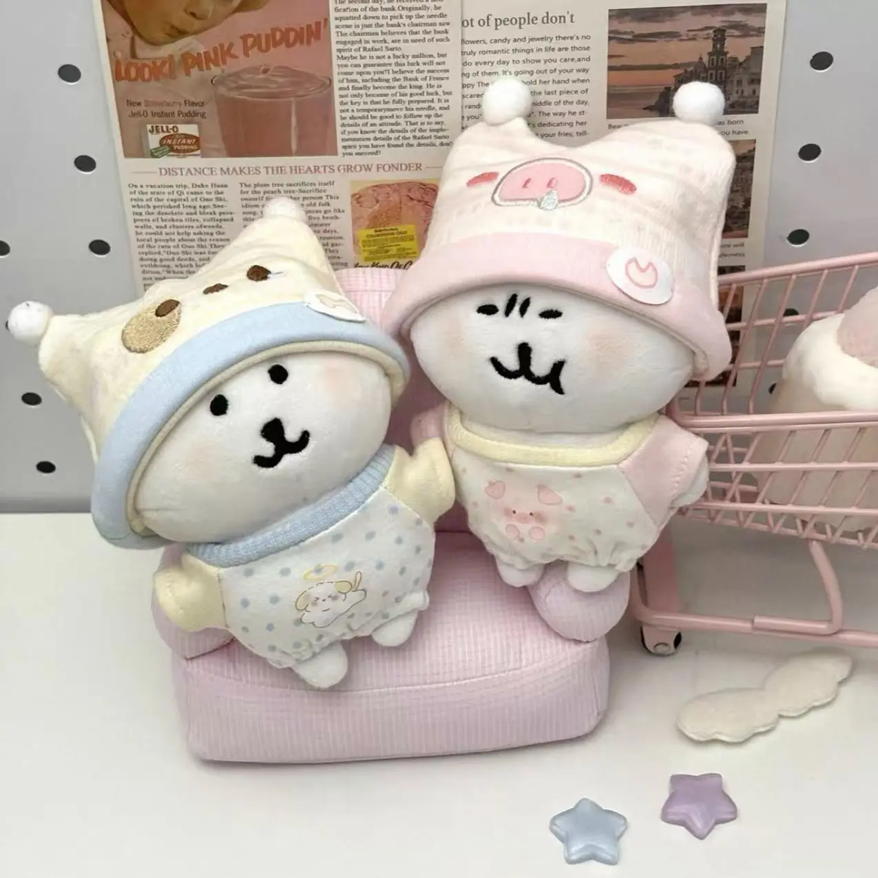 

10cm Cotton Doll Clothes Cute and Fashionable 13cm Bear High Beauty Doll Clothes Replacement Clothes Set