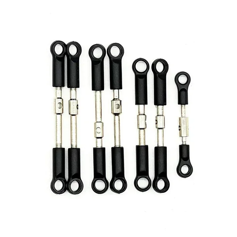 

Wltoys 144001 144002 144010 124016 124017 124018 124019 Front Rear Tie Rod Linkage Servo Link Rod Set RC Car Spare Parts