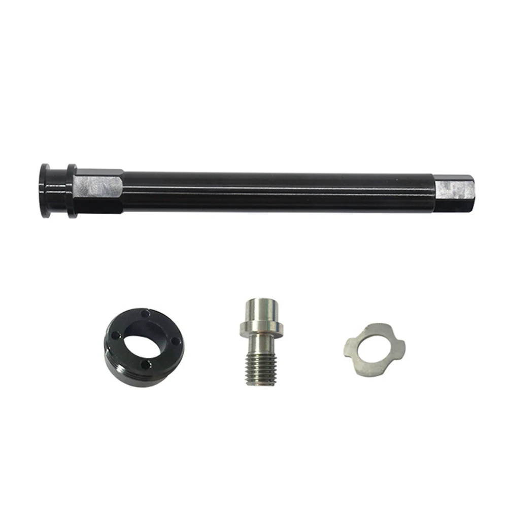 

Bicycle Front THRU AXLE Skewer For Bike Fork 15mm X 100mm BLACK Bicycle Bucket Shaft Lever Quick Release Lever DIAMETER 15MM