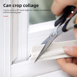 2M Wearable Sliding Window Weather Strip Soundproofing Foam Door Bottom Seal Tape Dustproof Self Adhesive Window Gap Hardware