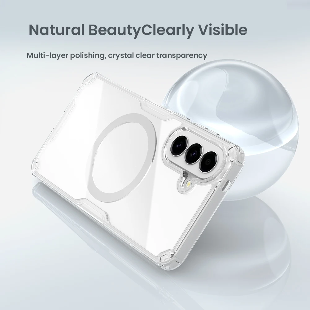 Etui Nillkin do Samsung Galaxy A57 A56 A55 5G, twarda obudowa PC+TPU, ochrona z poduszkami powietrznymi, odporna na zarysowania, przezroczysta osłona na telefon. — zdjęcie produktu 2