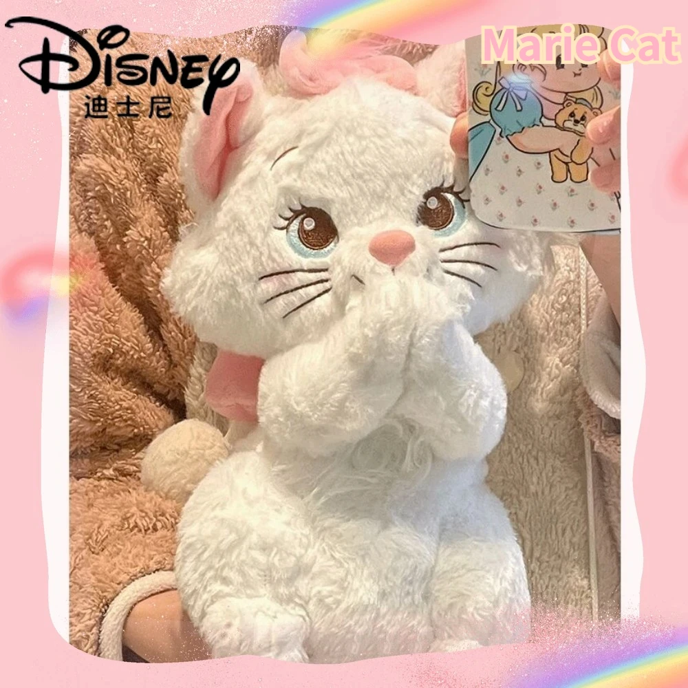 

Disney Marie Cat Плюшевая игрушка Аниме The Aristocats Stuff Кукла Мультфильм Спящее лицо Мари Лук Плюшевые куклы Игрушка для домашних животных Подарок для девочки
