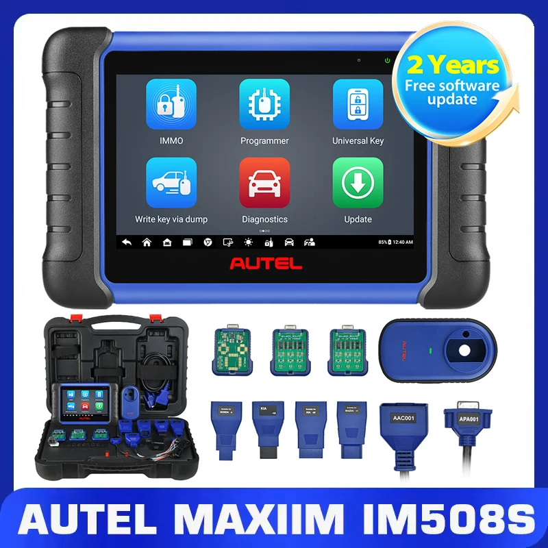 Autel MaxiIM IM508S Key Programming Tool Automotive IMMO Diagnostic Scanner for Clone Key, Key Renewal, Upgrade of IM508