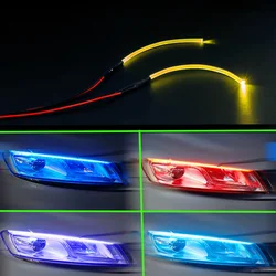 Remote control crawler car soft line head light bar daytime running tail light suitable for 1/10 RC truck drift flat car TRAXXAS