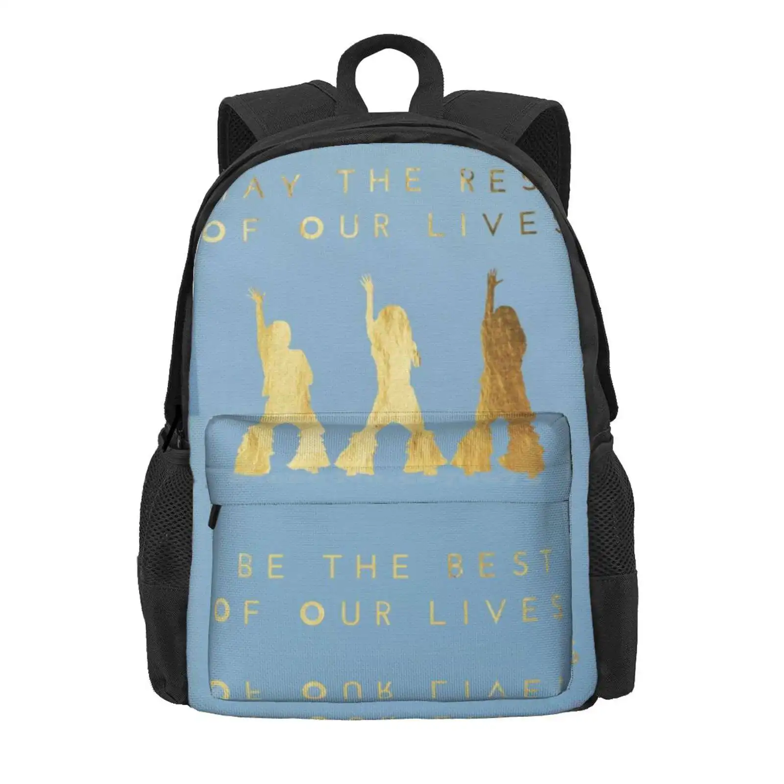 Mamma Mia - Donna & The Dynamos Hot Sale Schoolbag Backpack Fashion Bags Donna And The Dynamos Meryl Streep Mamma Mia 2