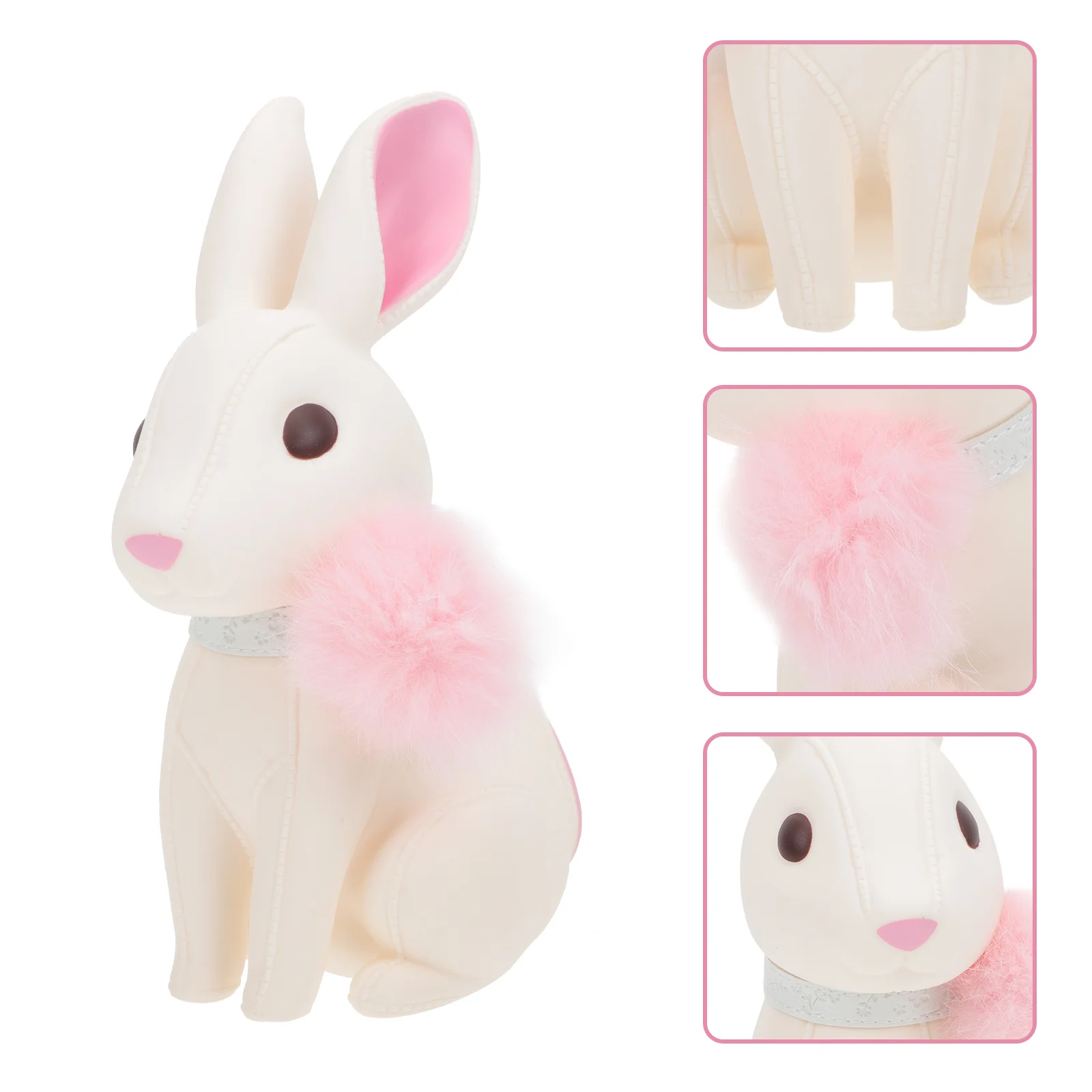 

Decorative Bunny Piggy Bank for Kids Premium Material Money Saving Box with Cute Animal Appearance Ideal Easter Gift for Little