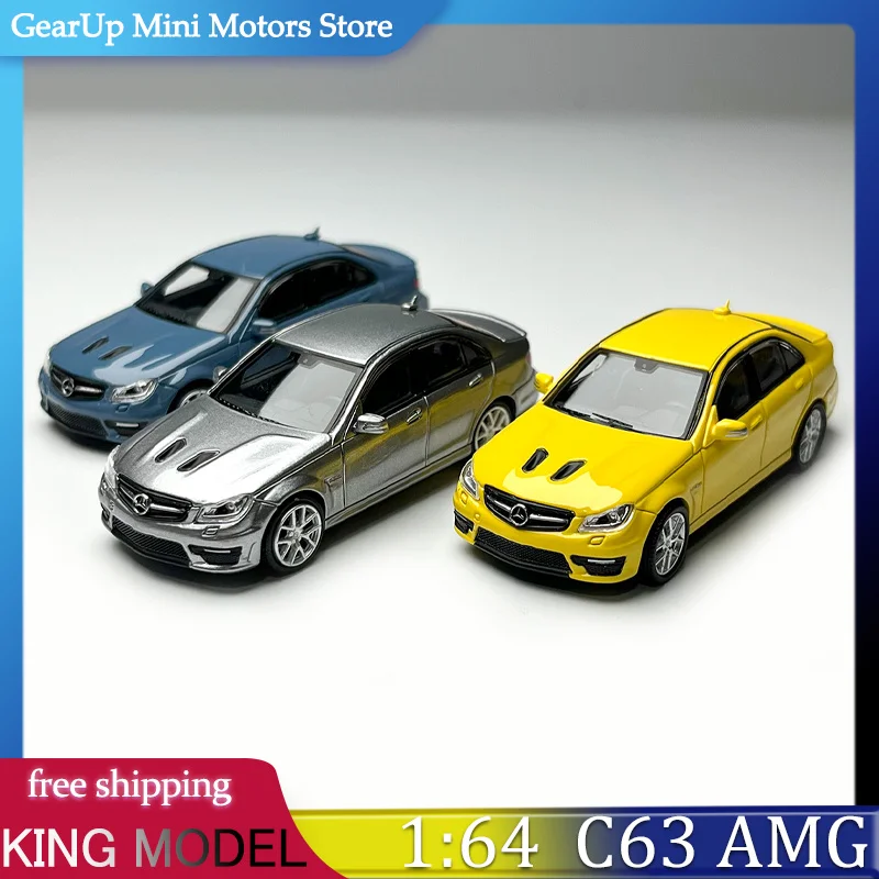 

KING MODEL 1:64 Benz C63 AMG W204 6.2L V8 Alloy Diecast Model In Stock Now for AMG & German Performance Car Collectors Toy