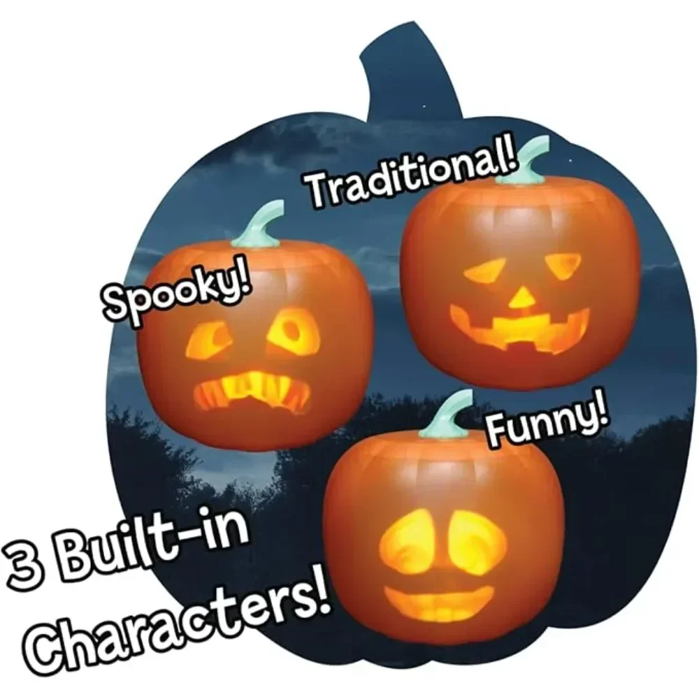

Funny Expression Pumpkin Lantern Decoration Halloween Atmosphere Decorative Halloween Creative Ornaments Talking and Singing