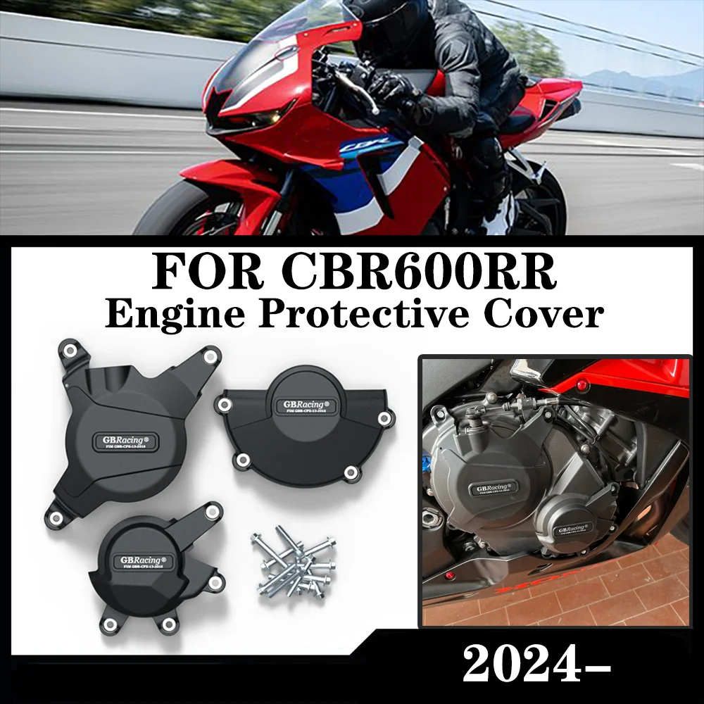 2024 CBR600RR Motorcycle Engine Cover Sets Bonnet Protector Engine Cover FOR HONDA CBR600RR CBR 600RR 2024 2025