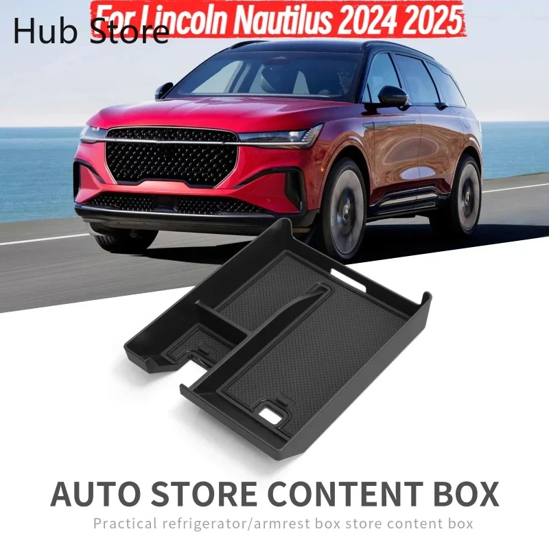 For Lincoln Nautilus 2024 2025 Car Central Tray Organizer Accessories Tidying Center Console Armrest Storage Box