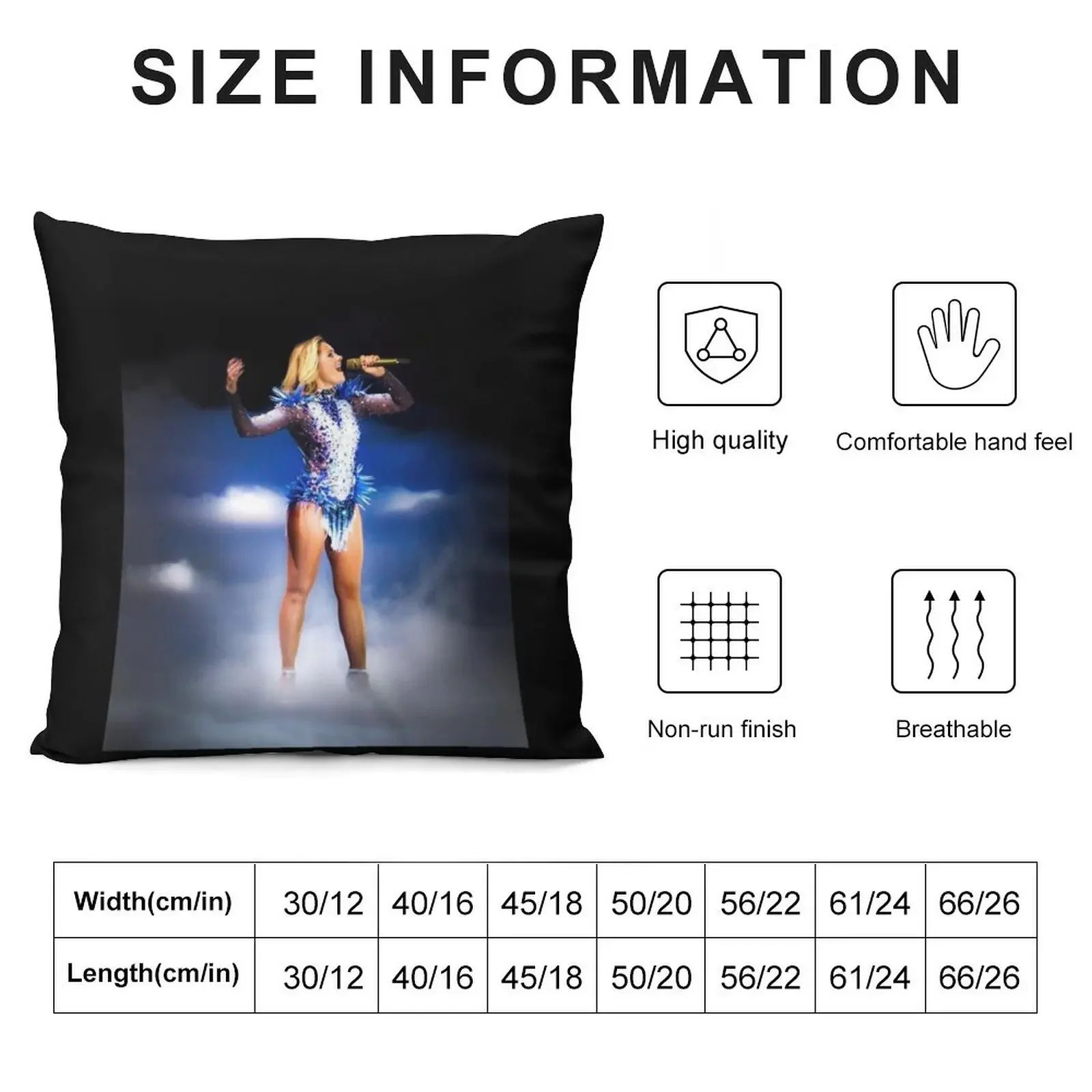 Concert Hélène Fischer Throw Pillow Pillowcases For Pillows Christmas Cushion For Home Cushion Cover For Sofa pillow