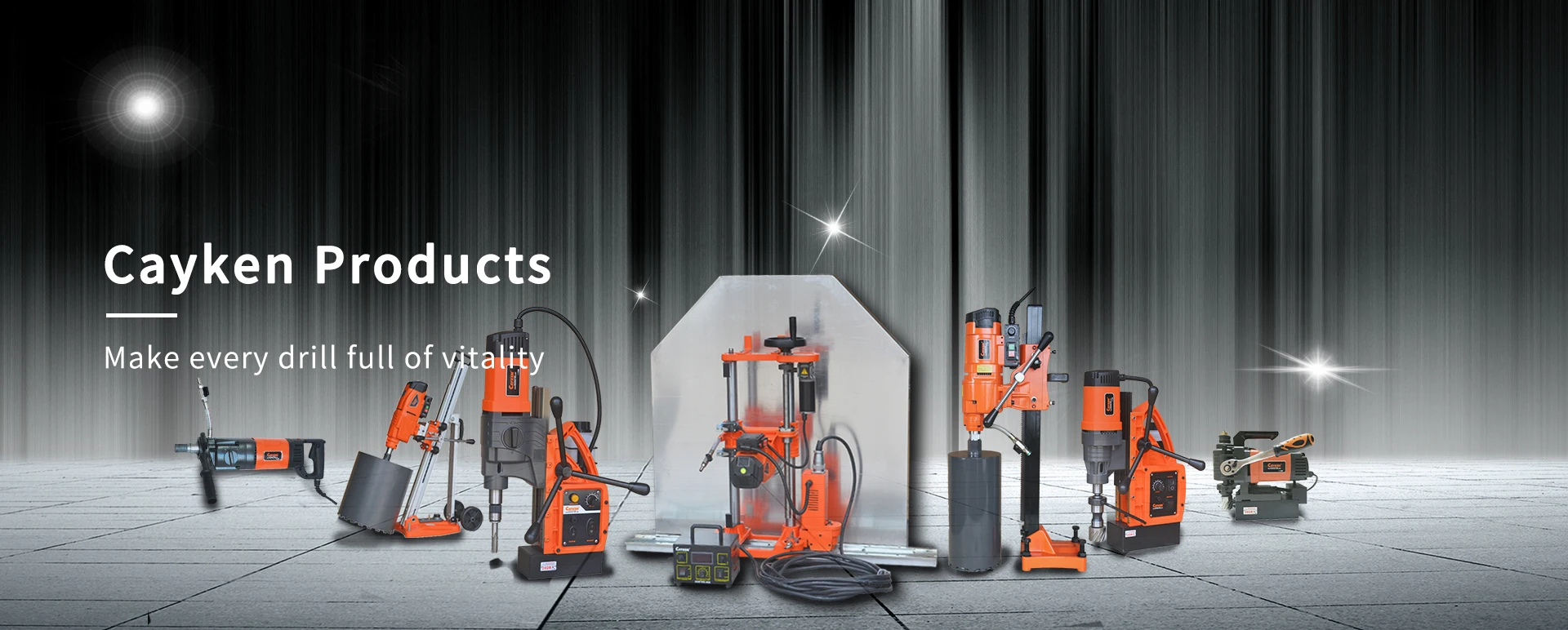 شعبية حار بيع CAYKEN 10 "آلة الحفر الأساسية للخرسانة SCY-2550C عالية الكفاءة مع سرعتين ومقبض سريع التحرير
