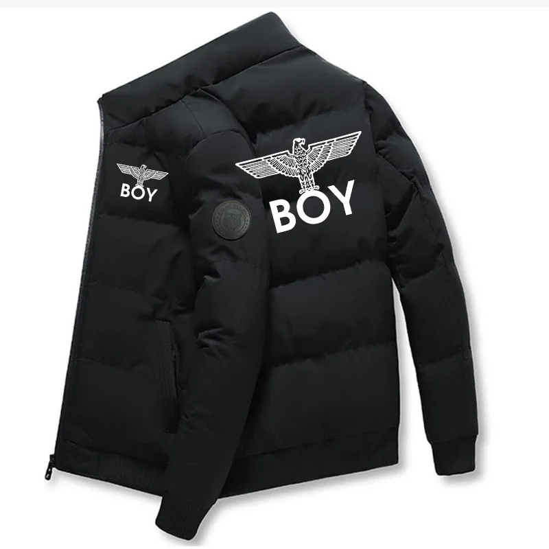 Chaqueta de invierno BOY LONDON Eagle, chaqueta informal para actividades al aire libre, cálida y resistente al frío, chaqueta de algodón moderna y versátil.