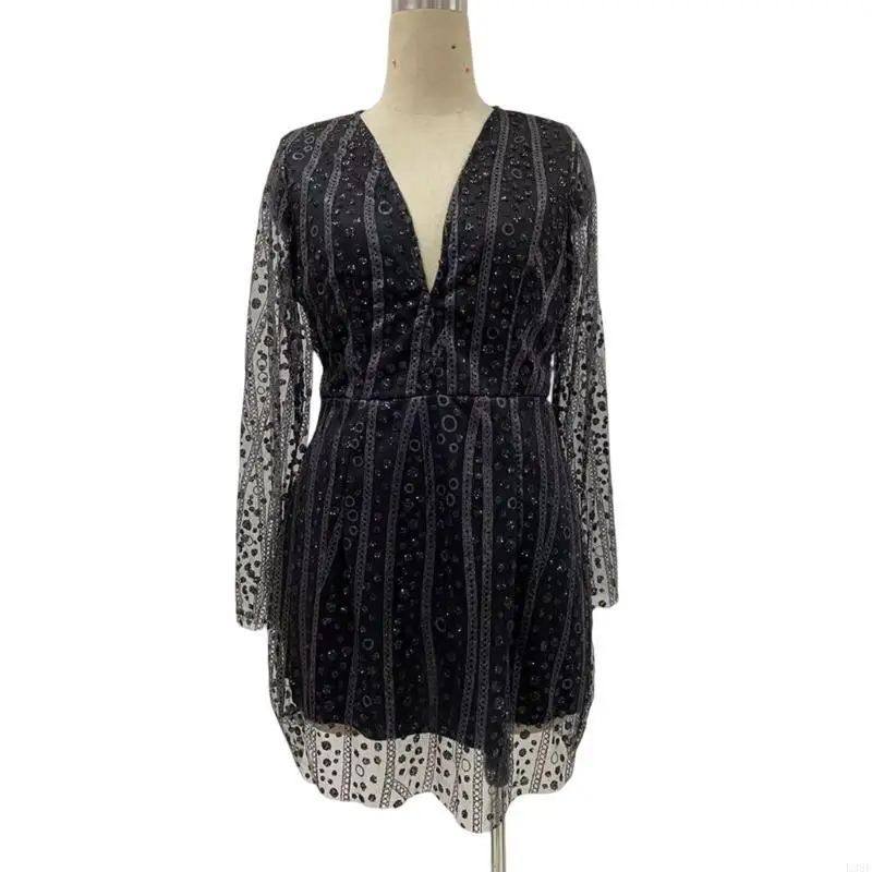 l38e-abito-corto-aderente-con-maniche-lunghe-in-paillettes-scintillanti-da-donna-abito-corto-sexy-con-scollo-a-v-profondo-a