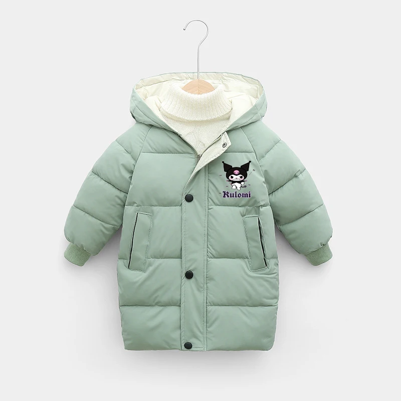 

Зимняя хлопковая куртка для детей, теплая верхняя одежда с мультяшным принтом для мальчиков и девочек, пальто для детей