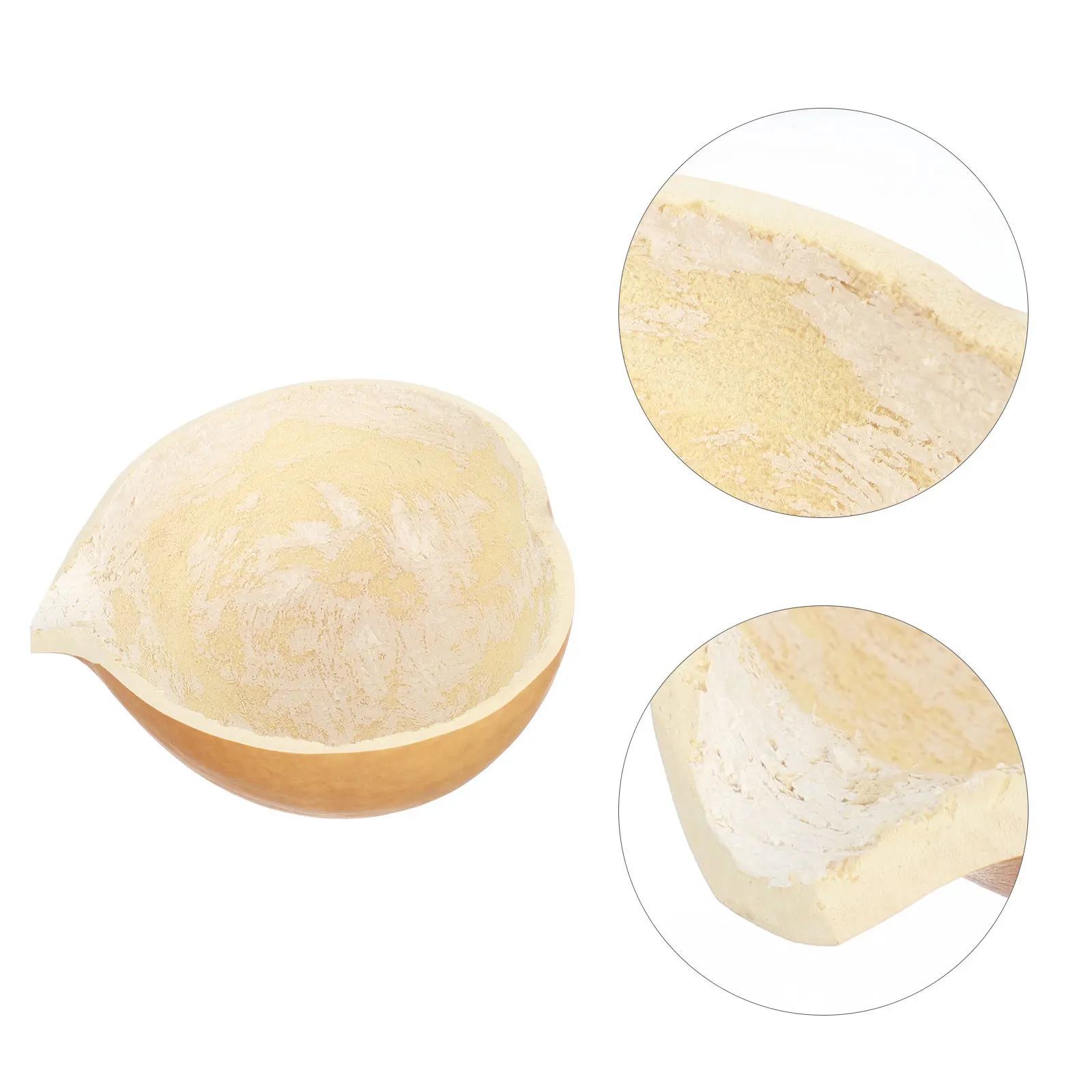 

Natural Gourd Rice Spoon Lightweight Kitchen Water Scoop Multifunctional Sturdy Gourd Shaped Scoop For Home Decorative Craft