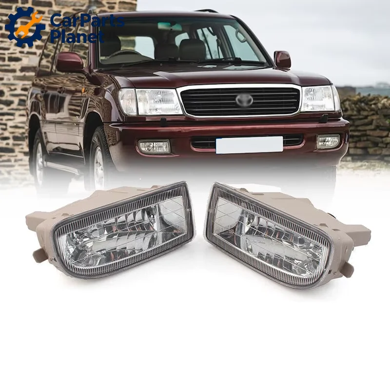 Front Bumper Fog Light Halogen Lamp For Toyota Land Cruiser LC100 FZJ100 1998-2007 Headlight Driving 81211-60110 81221-60110
