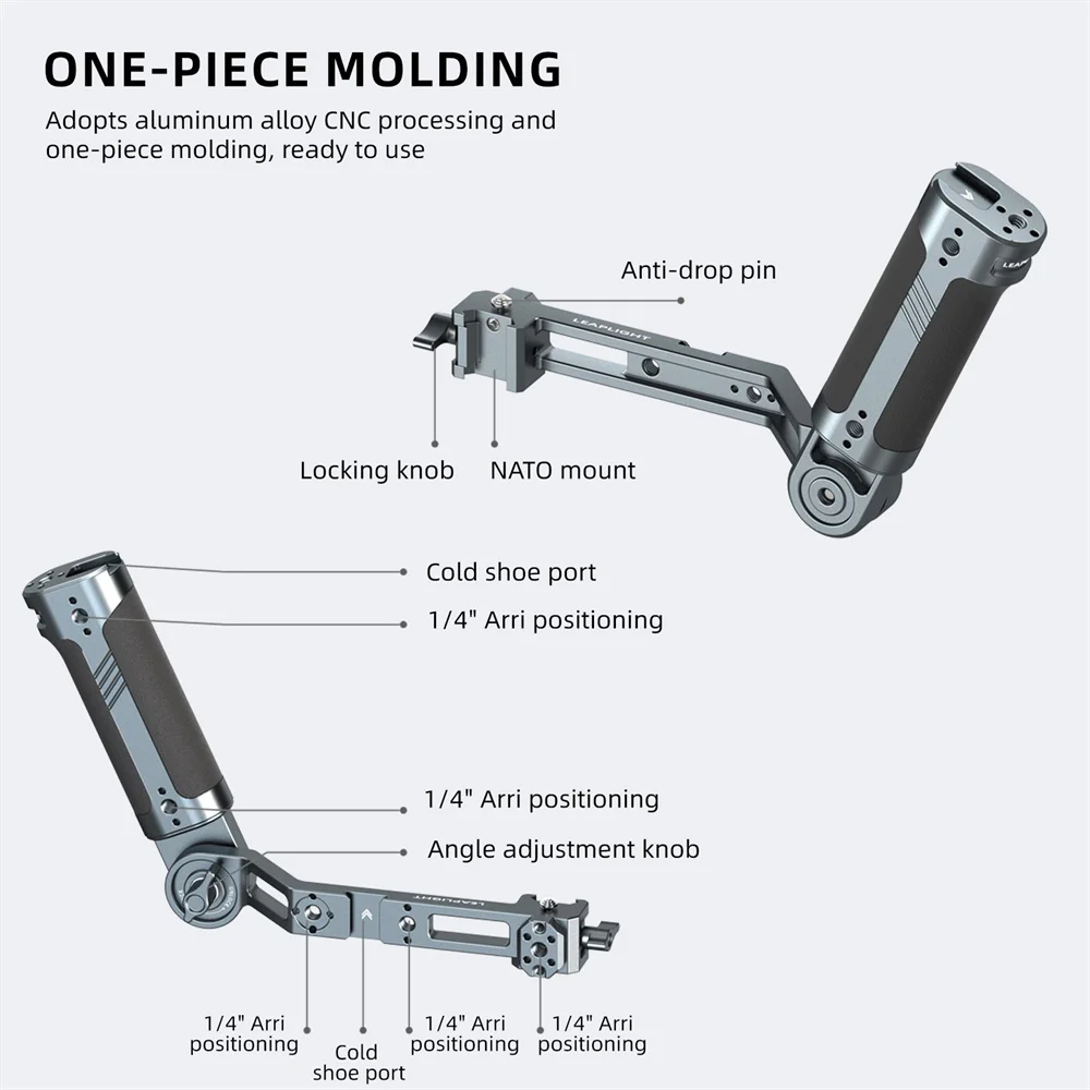 Poignée à cardan réglable 2025 W NATO pour DJI RS2/RSC2 RS3/RS3mini/RS3/RS4RPO, poignée à cardan, accessoires de photographie