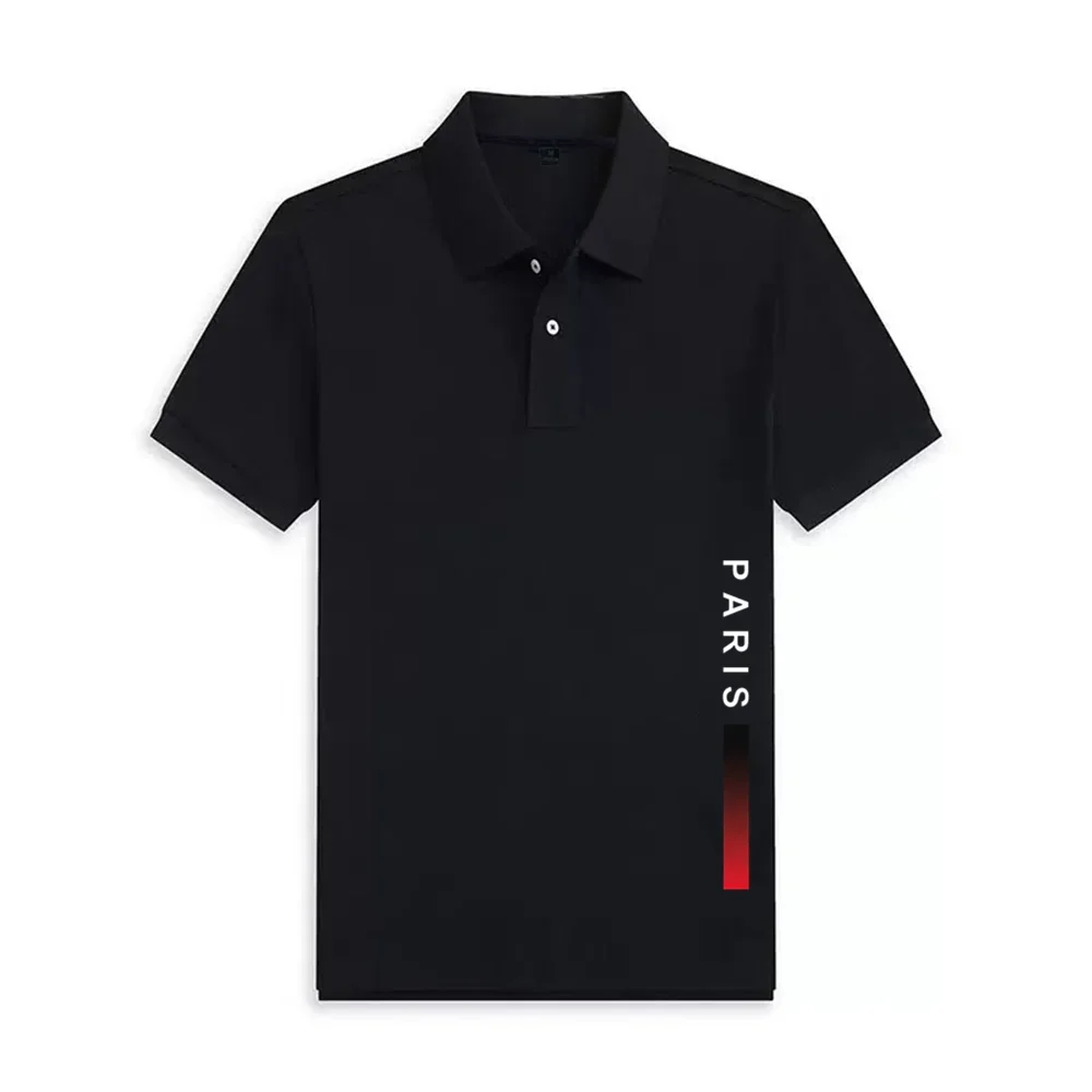 New Design Prints in Paris Men Summer Casual Breathable Comfortable Polo Shirt Men's High Quality Short Sleeve T-Shirt ﻿