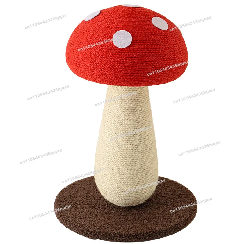 Cat Climbing Frame Mushroom Sisal Cat Scratching Board Does Not Drop Chips and Grinding Claws Small Cat Frame Does Not Take Up