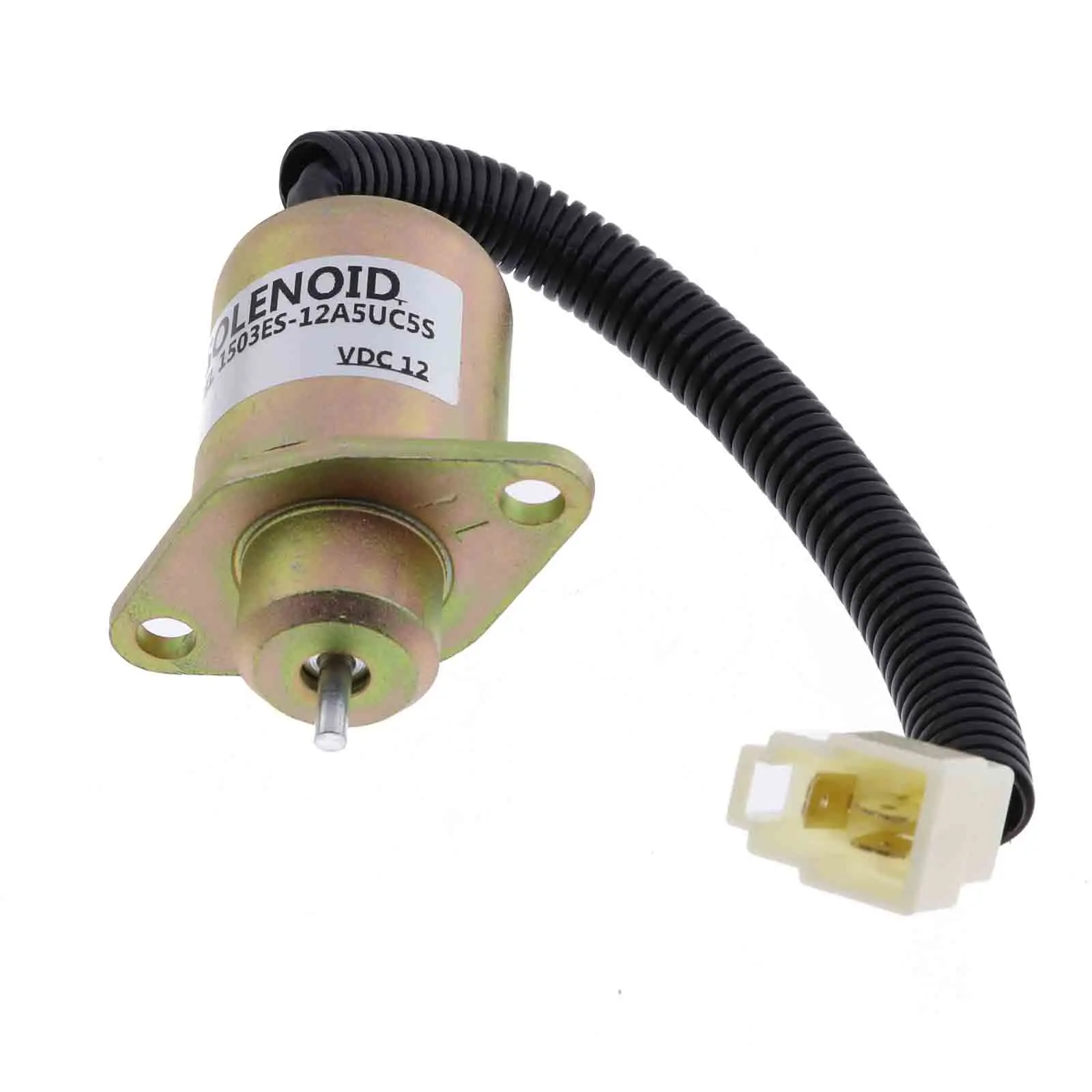 12V Fuel Shut Off Solenoid 17594-60014 For Kubota B21 F2260 F2560 F2560E F3060